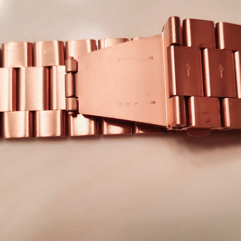 Rose Gold Premium Stainless Steel Smartwatch Band - Picture 11 of 15